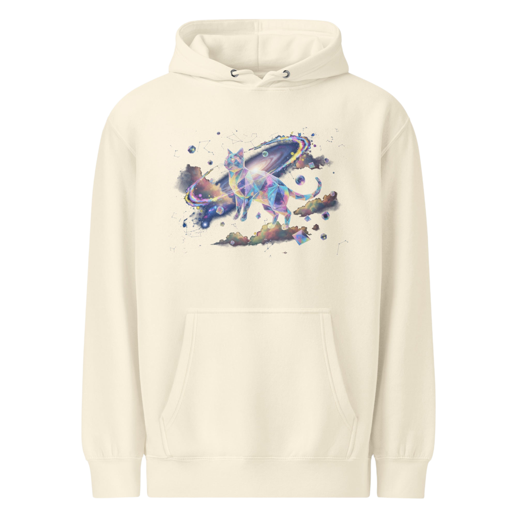 Zero Gravity Cat Hoodie | Cosmic Streetwear Edition – Premium Cotton Design Paws – onderdeel van Jandk.