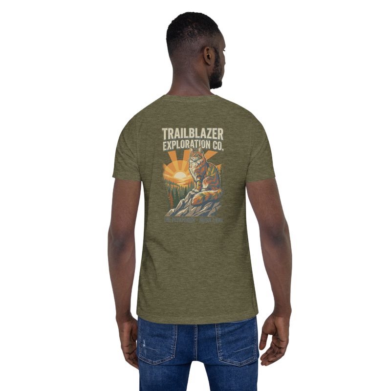 The Pathfinder | Maine Coon Graphic Tee – Organic Cotton