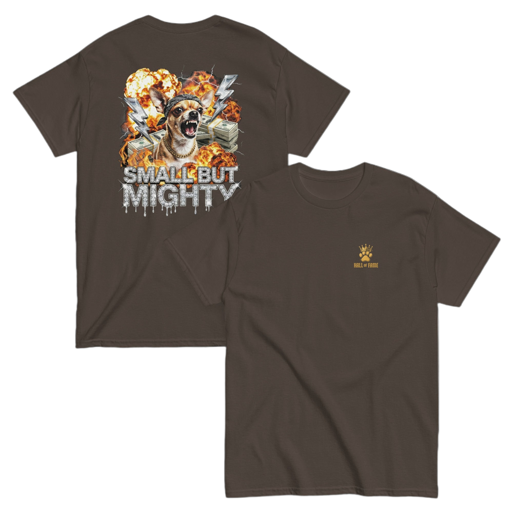 Lil' Legend | Chihuahua Homage Tee – Vintage Wash Design Paws – onderdeel van Jandk.