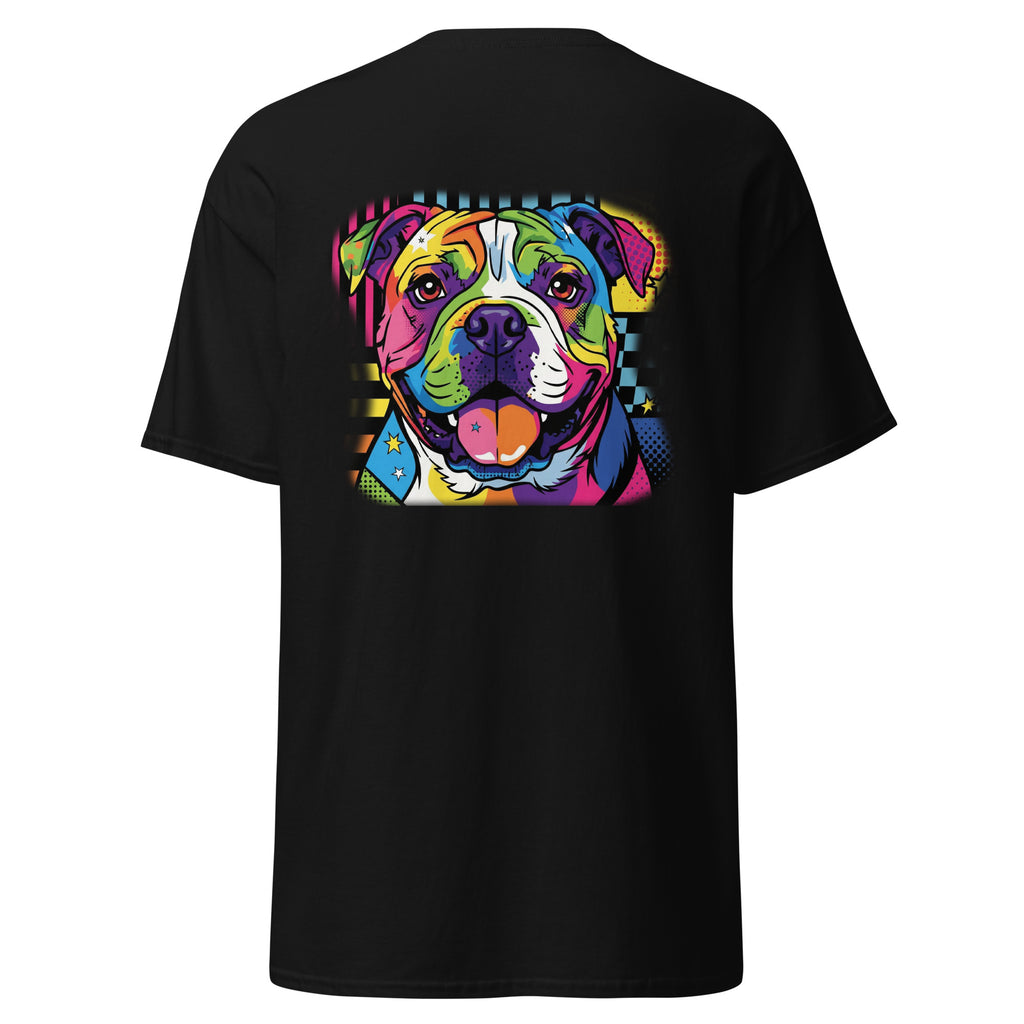 Heren Streetwear T-shirt, gestructureerd katoen, met stoere Bulldog print