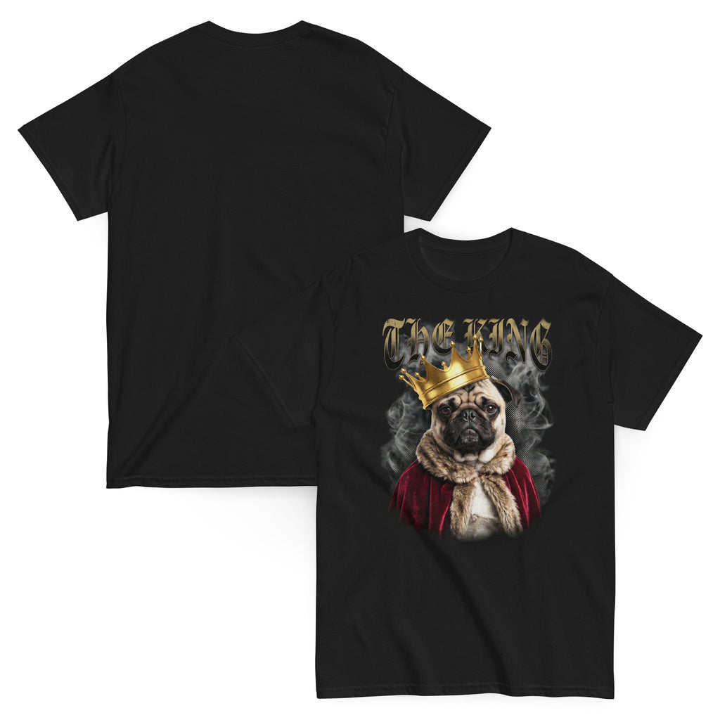 Pug 'The King' vintage heavyweight T-shirt