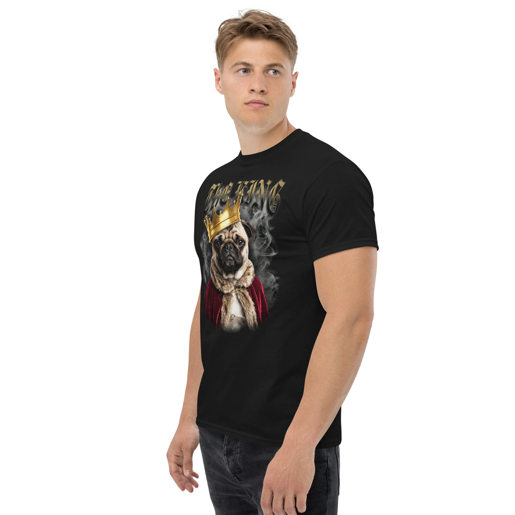 Heavyweight Vintage Pug The King T-shirt