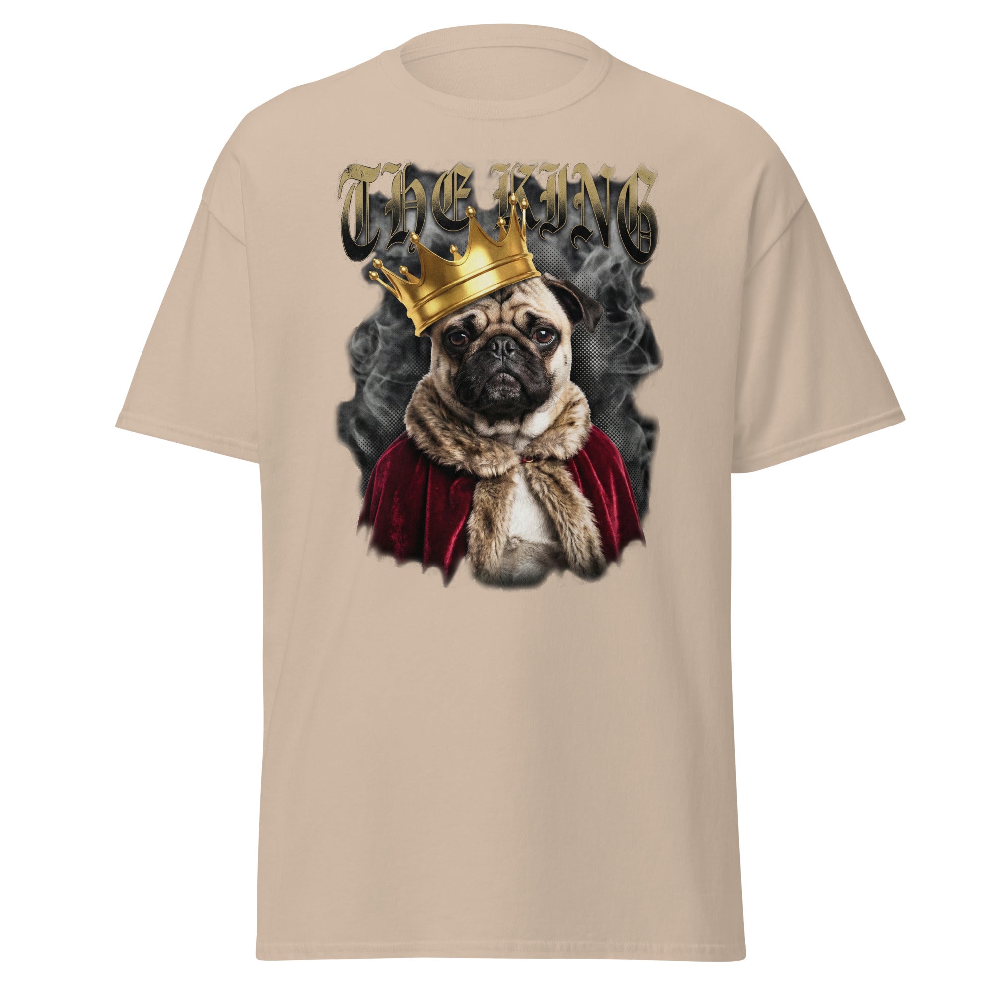 Heavyweight The King Pug Vintage T-shirt