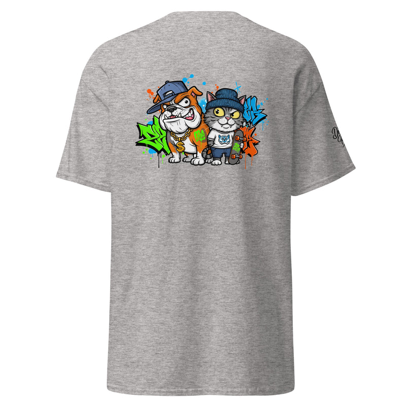 Zwaar Unisex Graffiti T-shirt | Structured Fit Katoen – Abstract Dieren Collectie