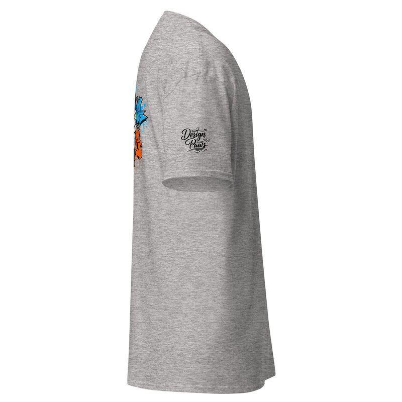 Zwaar Unisex Graffiti T-shirt | Structured Fit Katoen – Abstract Dieren Collectie