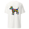 Abstract Honden T-shirt | Levendige 'Chroma Hound' Print Uniseks