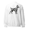 Crewneck Sweatshirt | GeoHound Minimalistische Geometrische Hond Print – Unisex Comfort