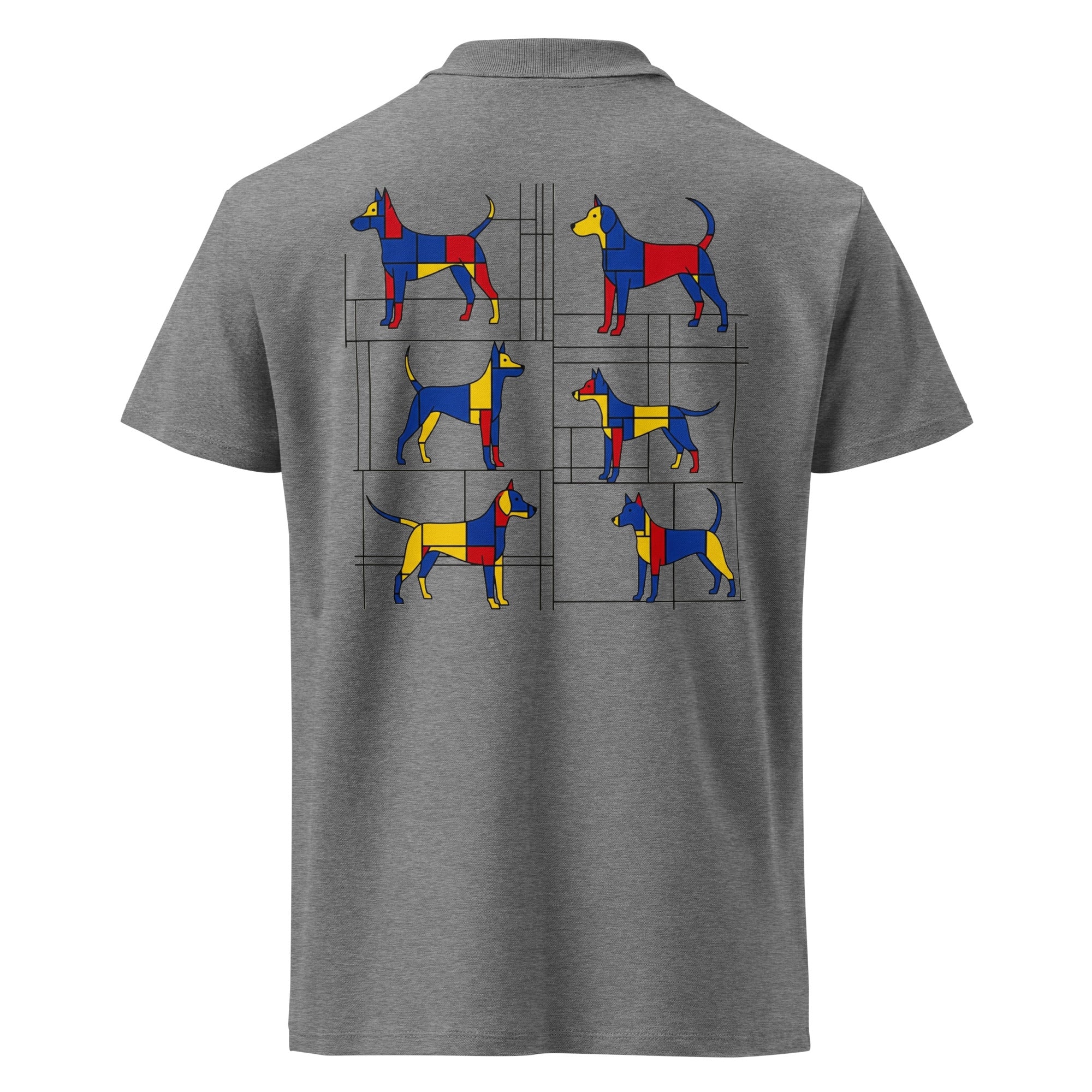 Wit katoenen T-shirt met ronde hals