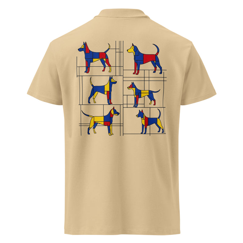 T-Shirt "Abstracte Mondriaan Dog" | Abstract Dogs Collection