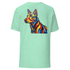 T-Shirt "Levendige Lijnen" | Abstract Honden Collectie