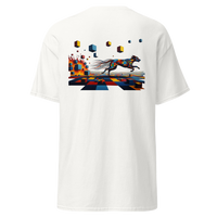 T-shirt Unisex | Pixel Burnout honden Print