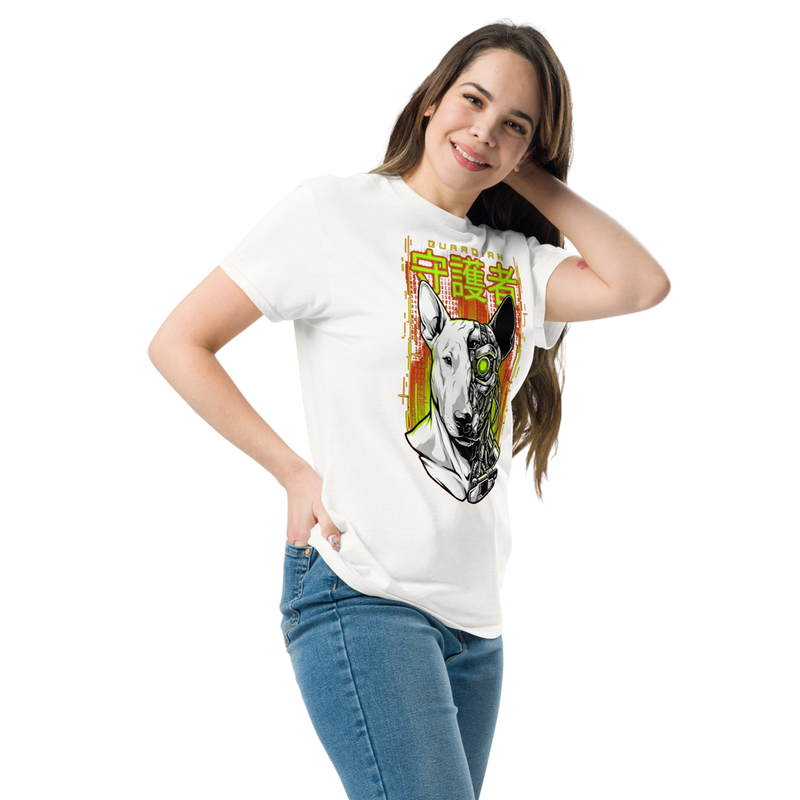 The Sentinel | Cyber Bull Terrier T-shirt – Heavyweight